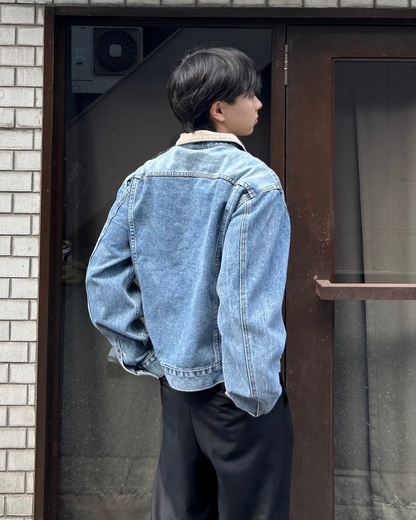 【即納】バッジデザイン デニムジャケット AS5006