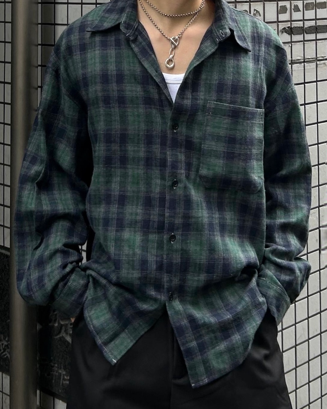 ヴィンテージチェックシャツ AS5007