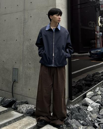 【即納】ツータックコットンスラックス AS5008