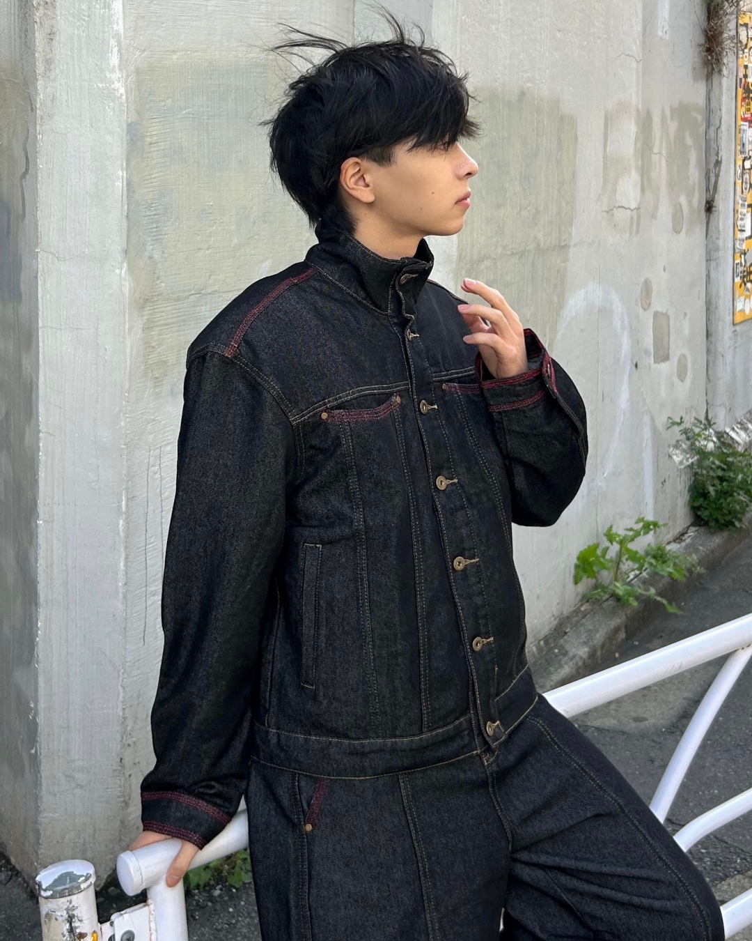 【即納】レッドステッチ デニムジャケット AS5009
