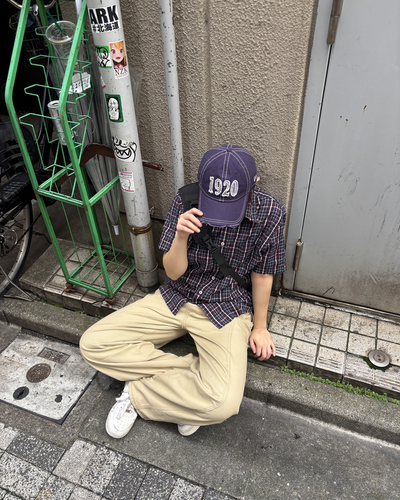 ベージュバルーンワイドパン AT0034