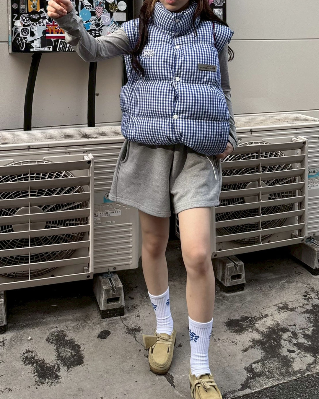 再販】チェック柄ダウンベスト AW0040 – YOLO（ヨロ）｜ファッション通販