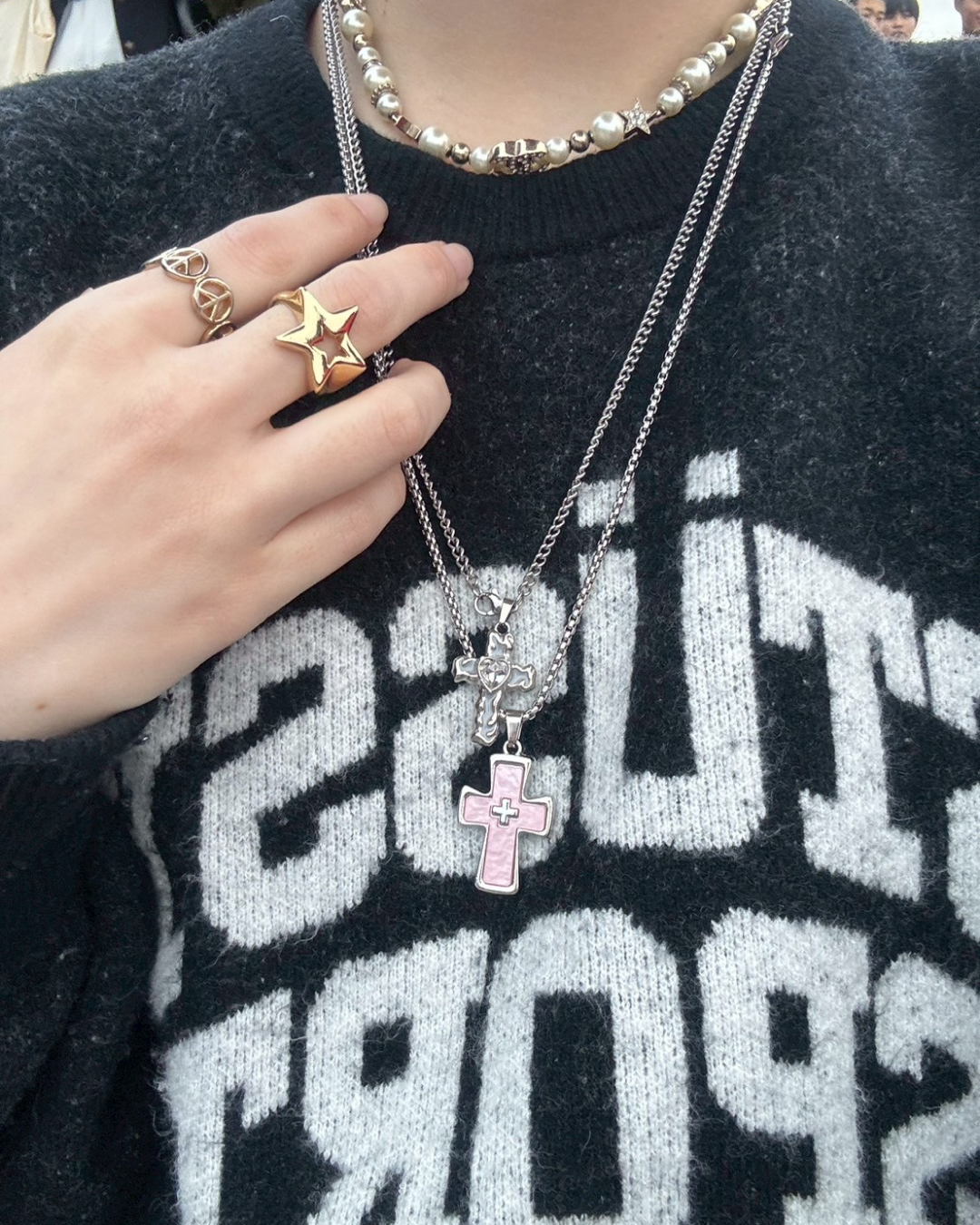 クロスネックレス AW1059