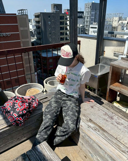 迷彩ルーズジーンズ AW1108