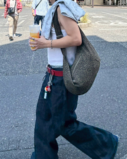 レオパードワイドショルダーストラップバッグ
AW1113