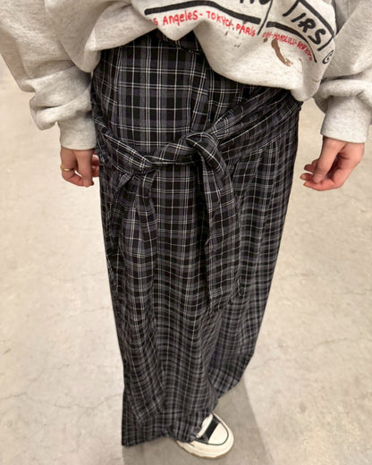 チェックウエストマークリポンパンツ
AW1173