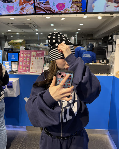 ドット柄ニットビーニー
AW1183