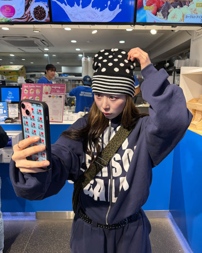 ドット柄ニットビーニー
AW1183