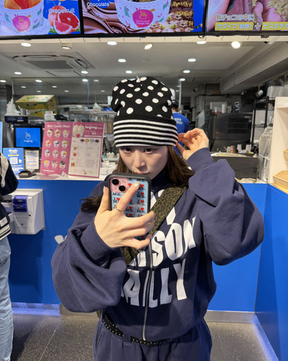 ドット柄ニットビーニー
AW1183