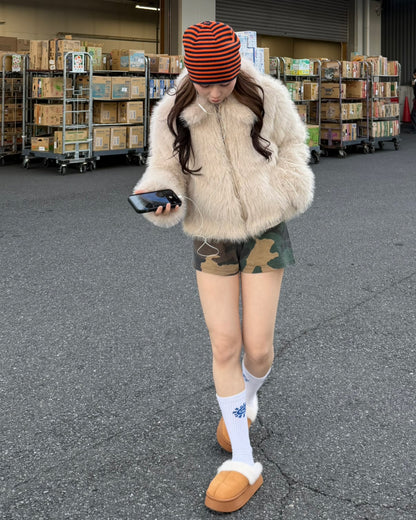 フェイクファーブルゾン
AW1194