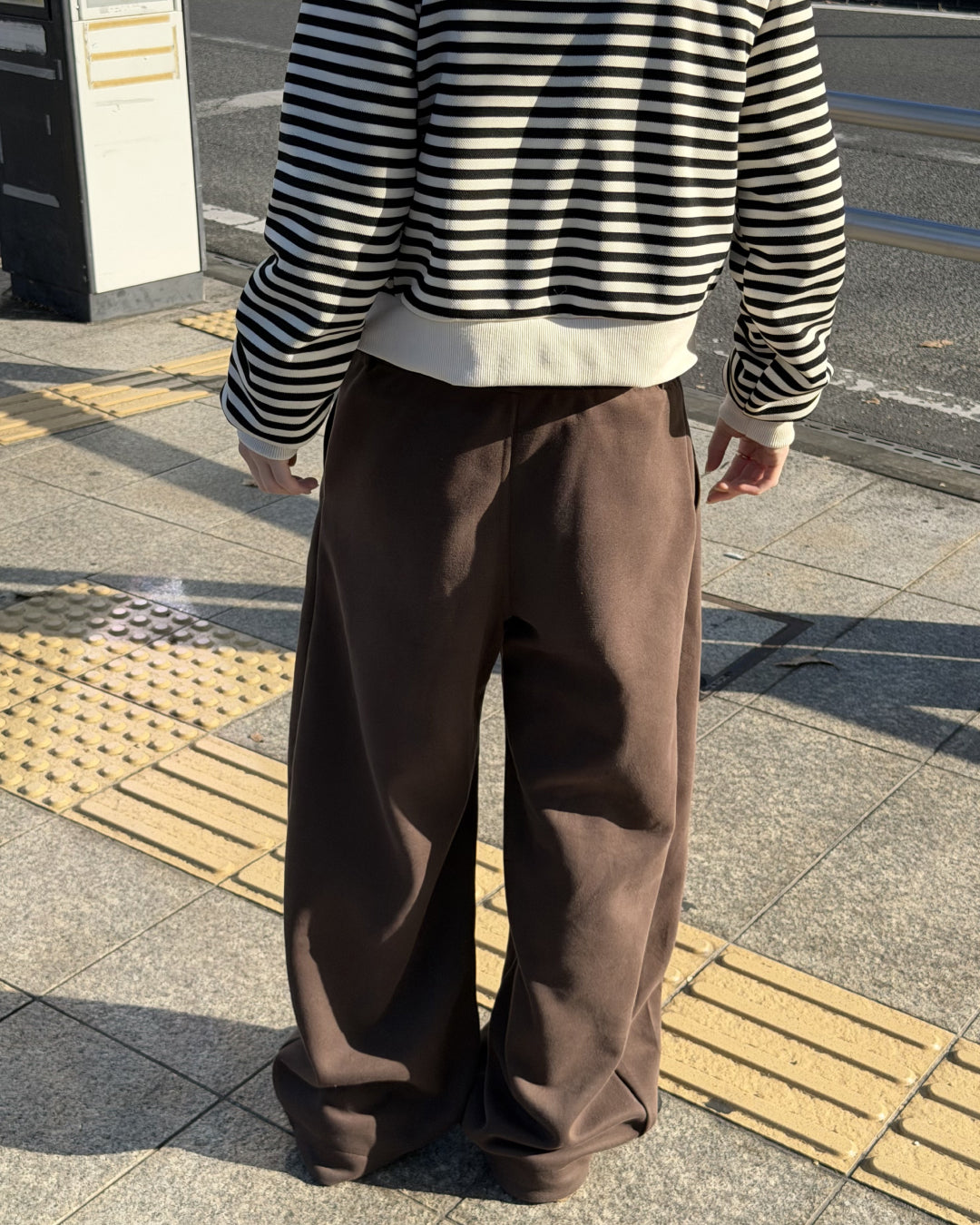 スウェット等まとめてお取り置き中 センタータックワイドスウェットパンツ/AMERICAN HOLIC（アメリカン
