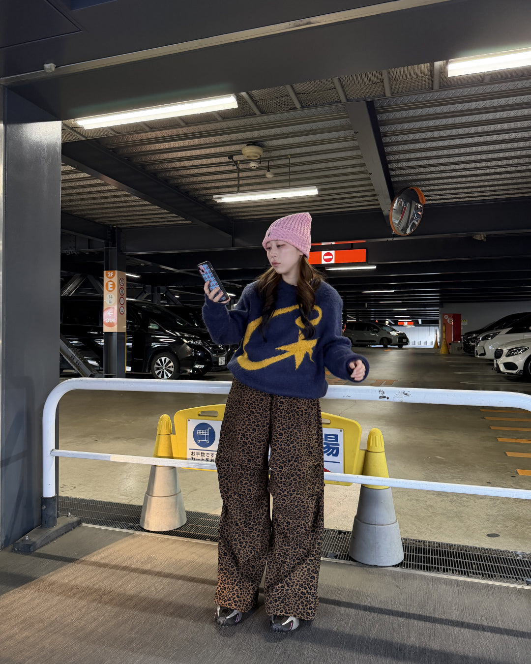 レオパード柄ワイドパンツ
AW1200