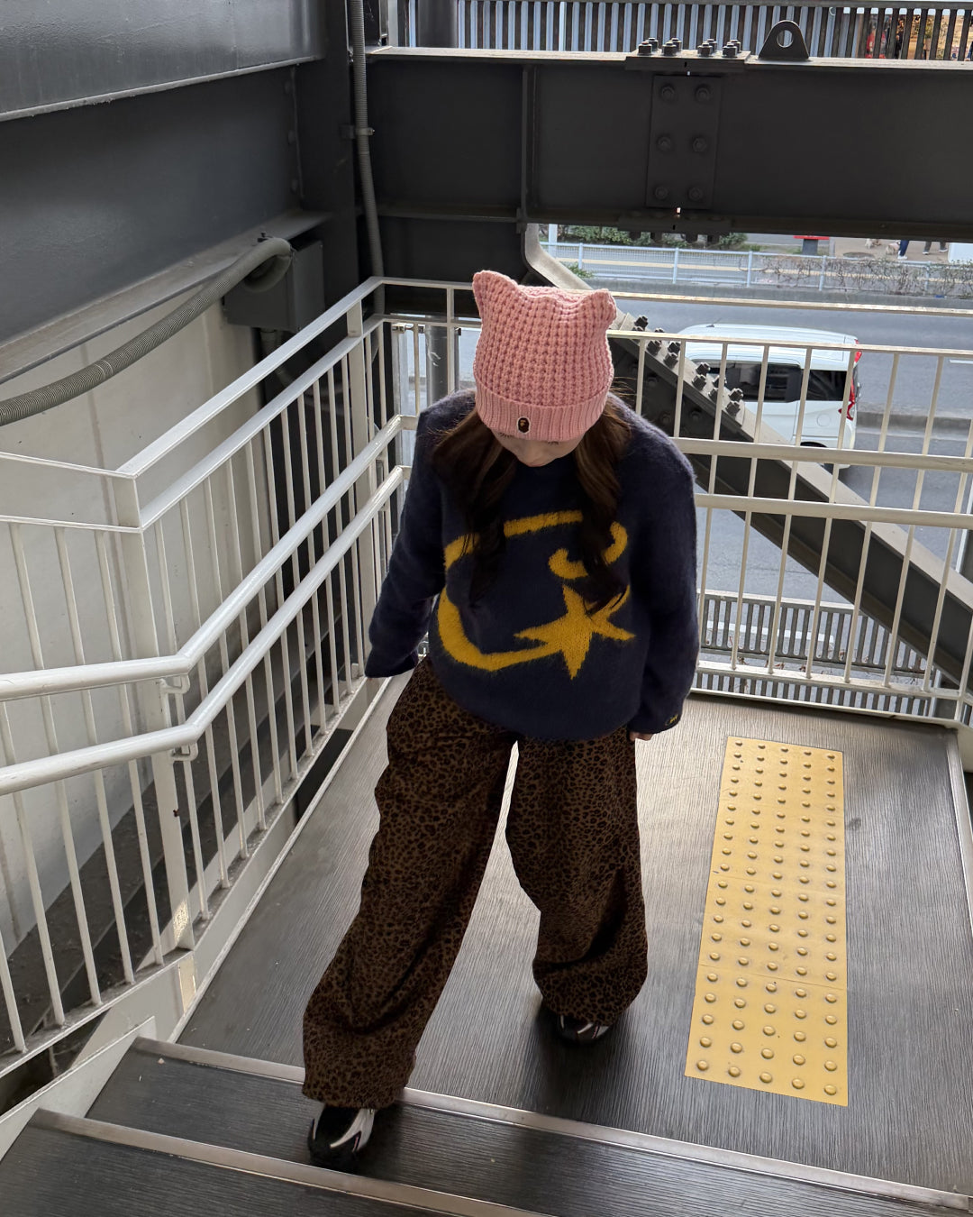 レオパード柄ワイドパンツ
AW1200