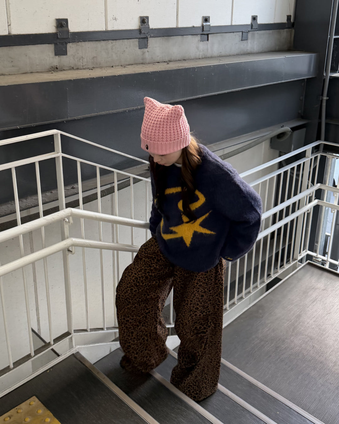 レオパード柄ワイドパンツ
AW1200