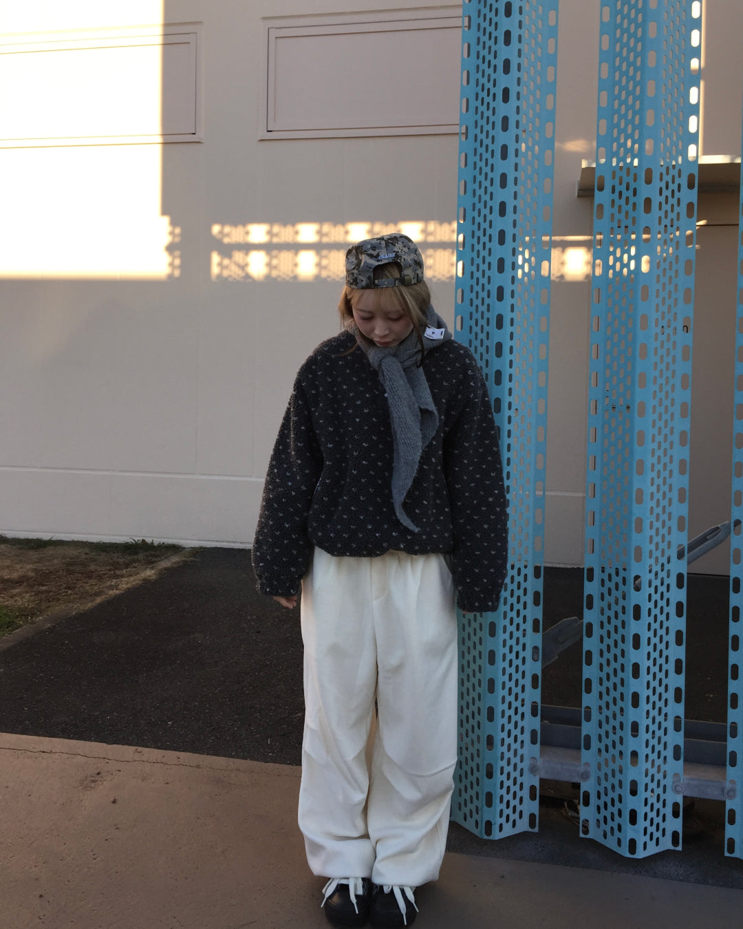 ストレートデザインスウェットパンツ
AW1208