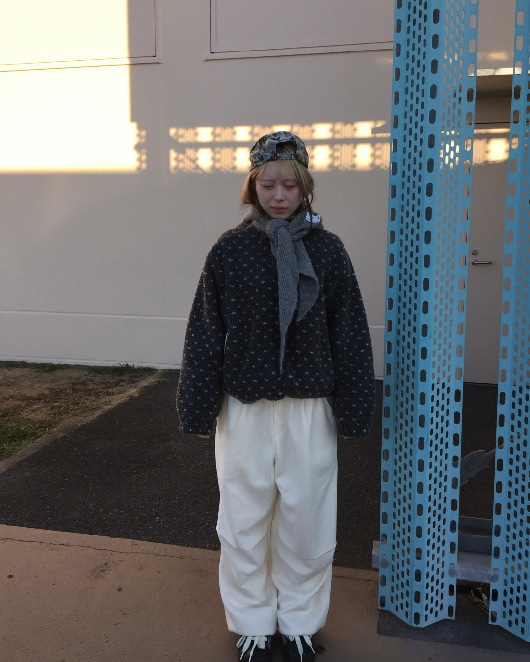 ストレートデザインスウェットパンツ
AW1208