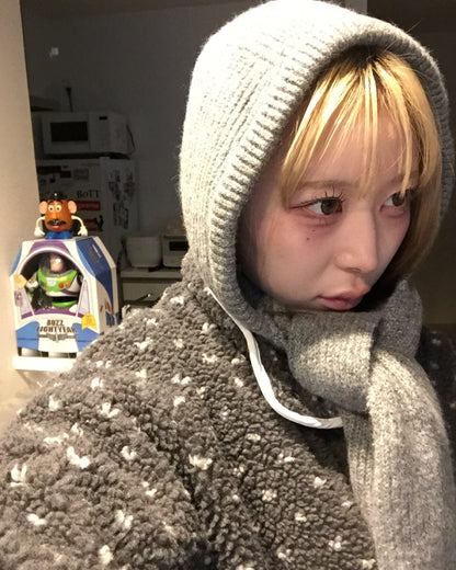 フードデザインニットマフラー
AW1209