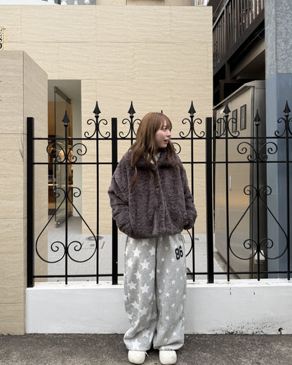 アシンメトリーデザインスタースウェットパンツ
AW1245