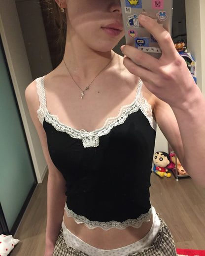 レースショートキャミ AW1246