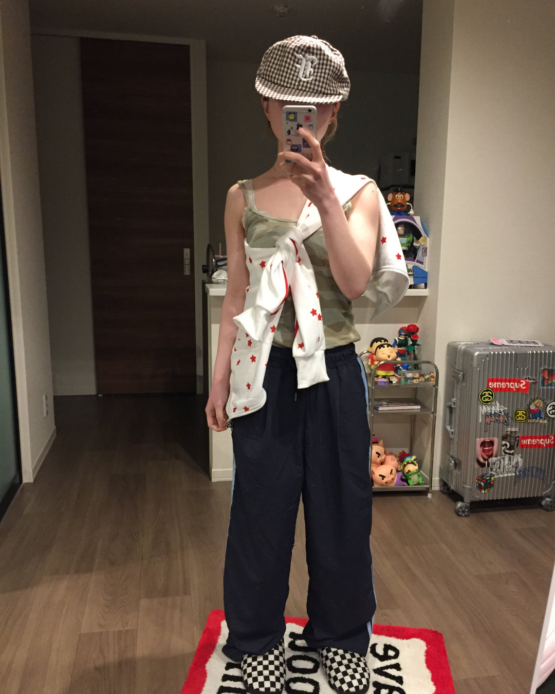 サイドラインルーズトラックパンツ AW1252