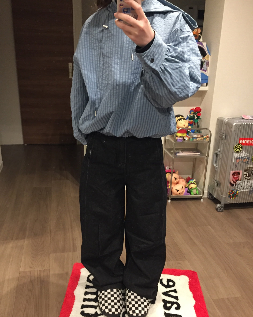 バルーンシルエットブラックリジットデニム
AW1259