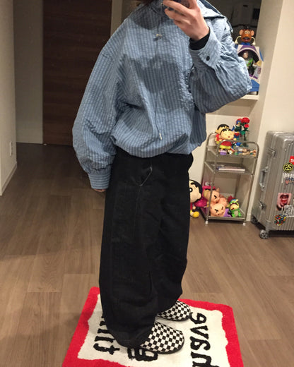 バルーンシルエットブラックリジットデニム
AW1259