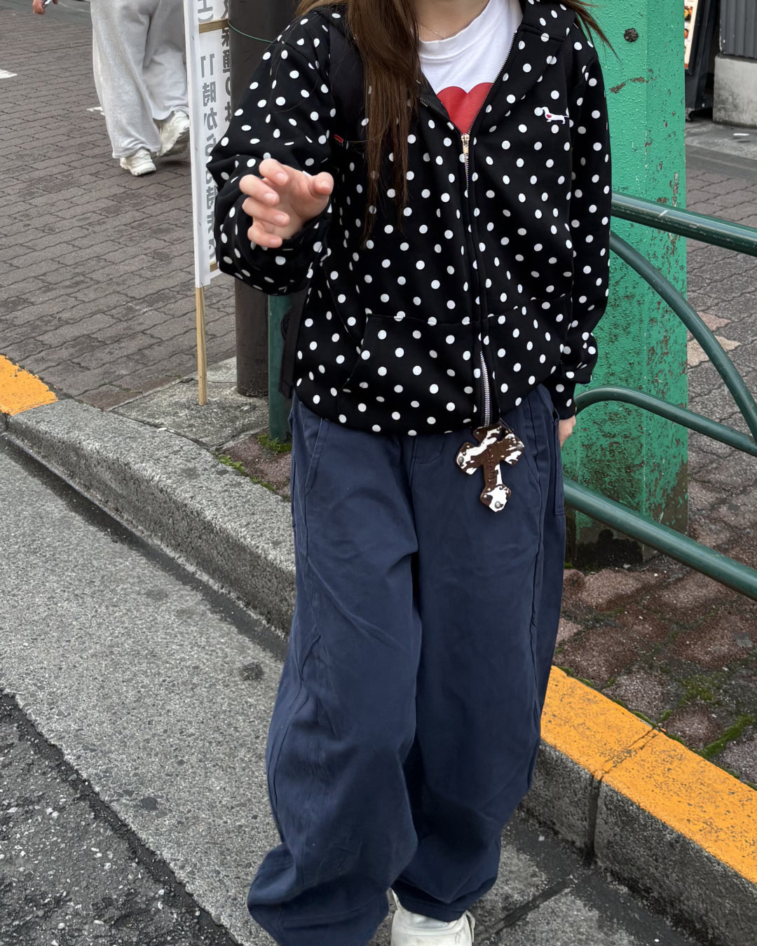 ワイドレッグネイビーパンツ AW1261 – YOLO（ヨロ）｜ファッション通販