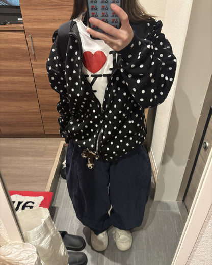 ワイドレッグネイビーパンツ AW1261