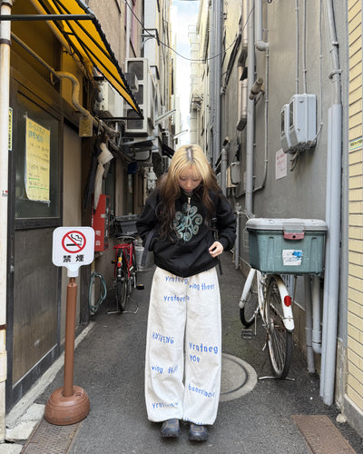 ウェストデザインプリントスウェットパンツ
AW3000