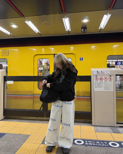 ウェストデザインプリントスウェットパンツ
AW3000