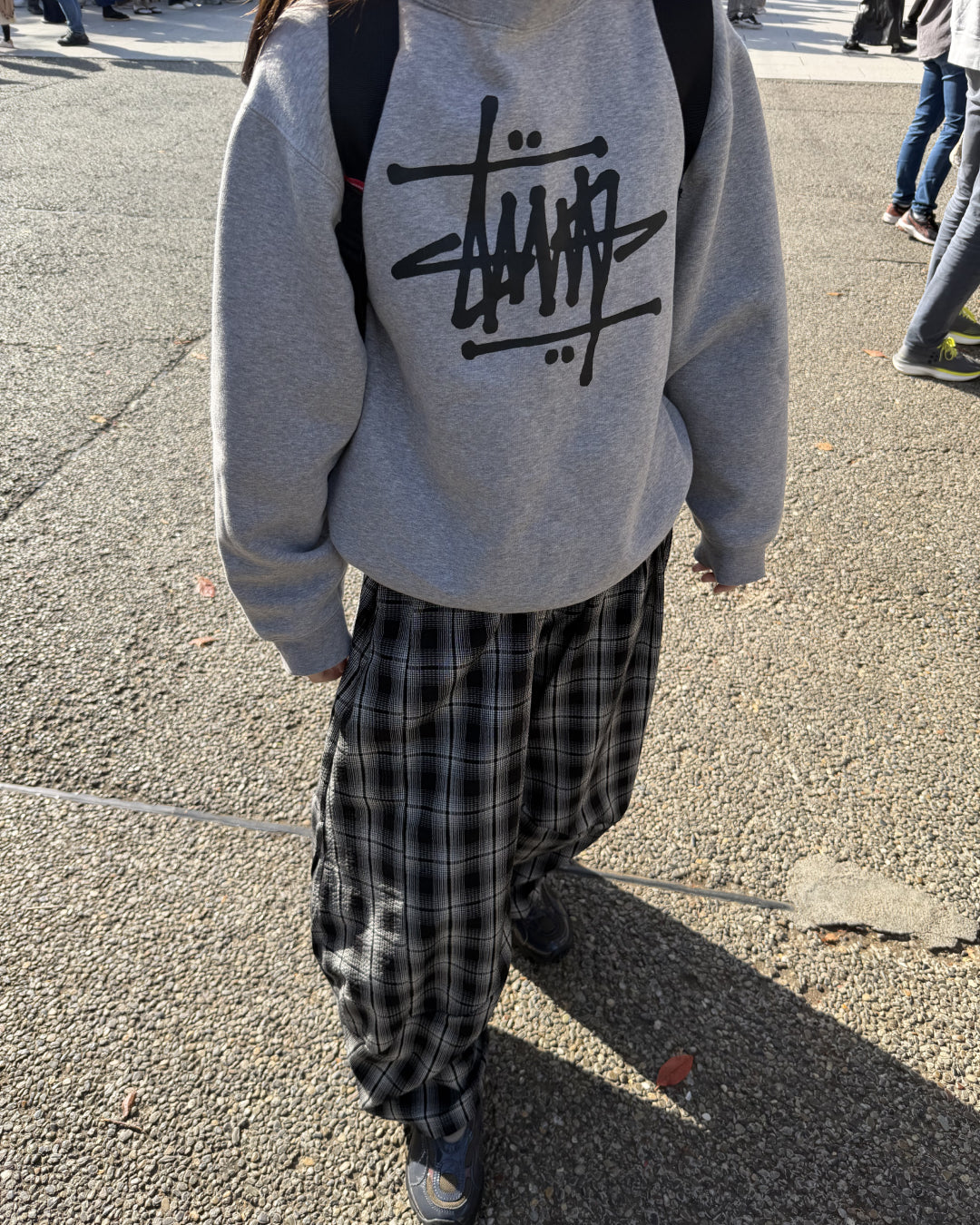 ワイドレッグチェックドレープパンツ
AW3001