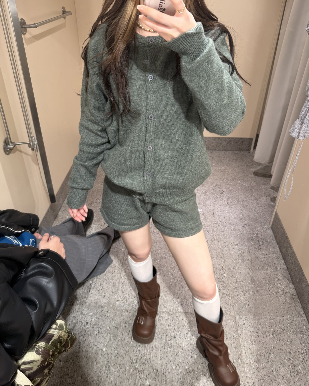 ソフトニットカーディガンセットアップ AW3004 – YOLO（ヨロ