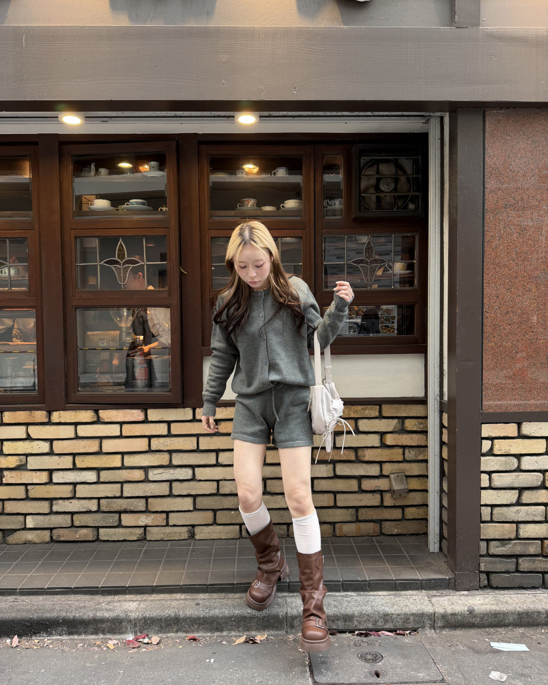 ソフトニットカーディガンセットアップ
AW3004