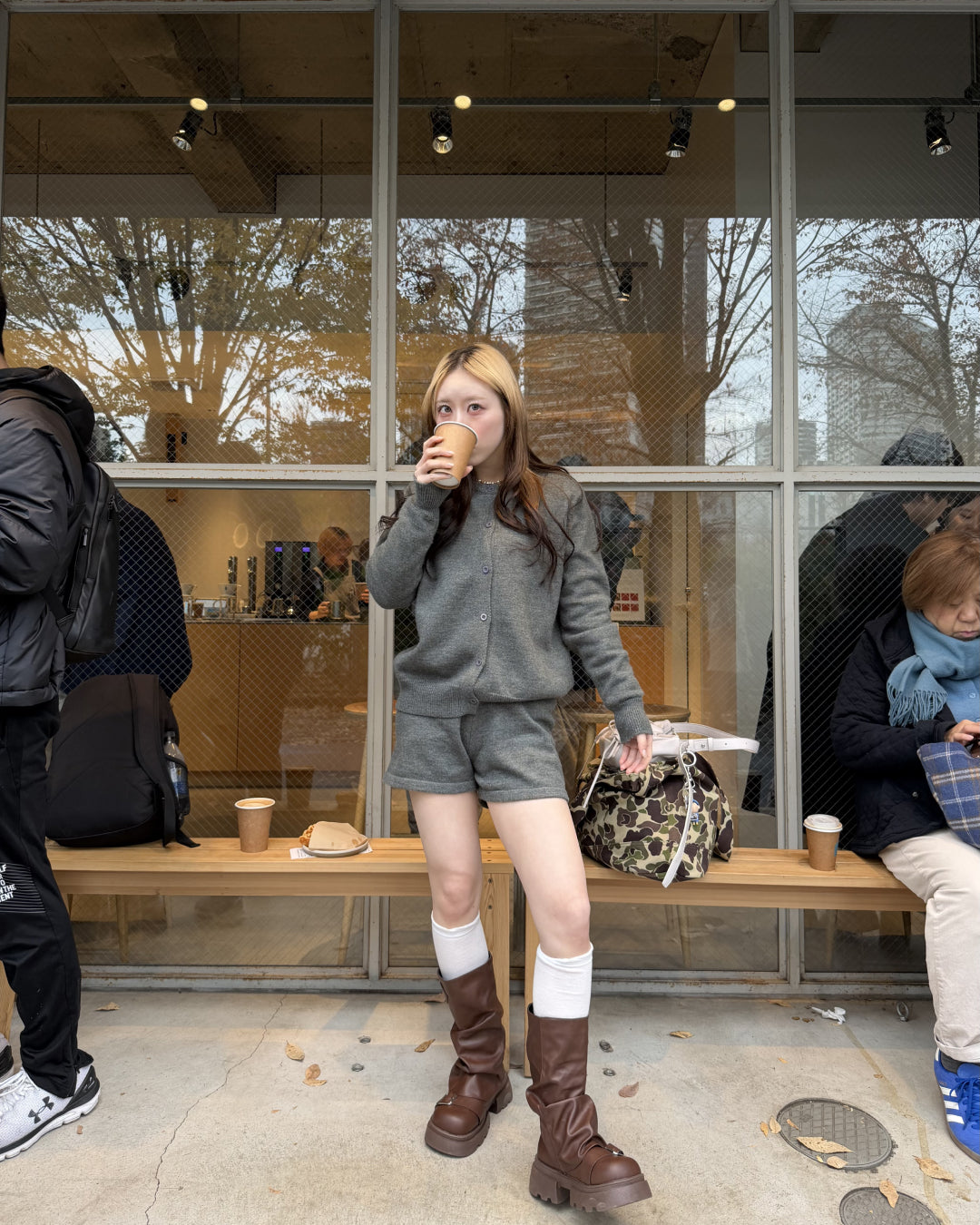 ソフトニットカーディガンセットアップ
AW3004