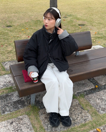 【11/25 19:00販売開始 オリジナル 即納】ギンガムチェックリバーシブルジャケット AY6000