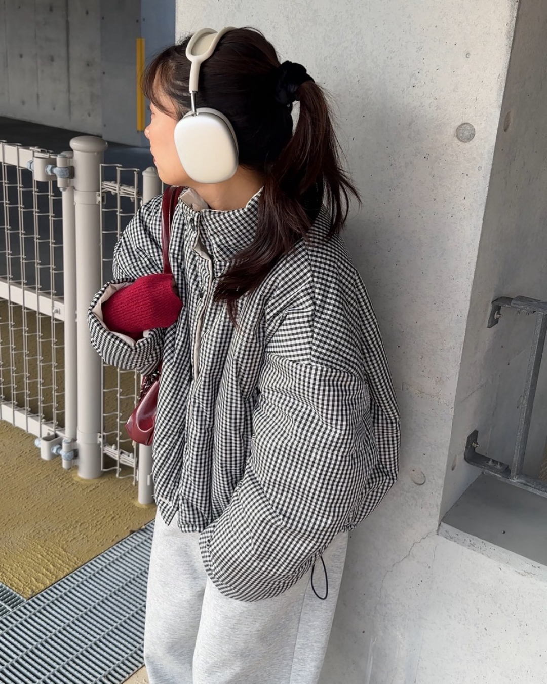 【11/25 19:00販売開始 オリジナル 即納】ギンガムチェックリバーシブルジャケット AY6000