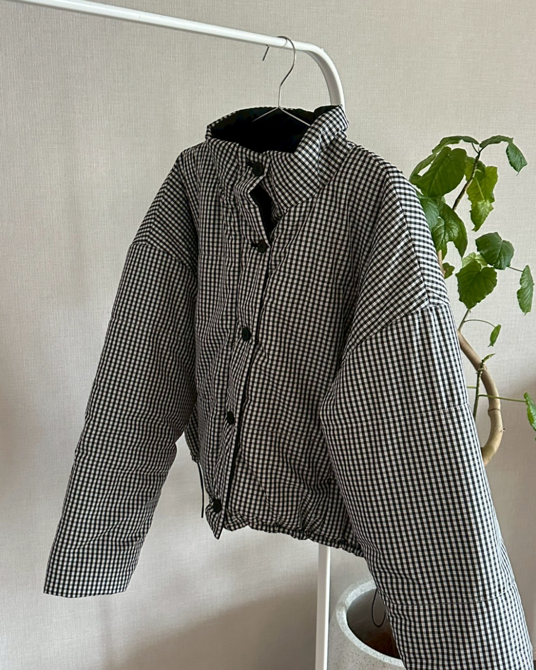 【11/25 19:00販売開始 オリジナル 即納】ギンガムチェックリバーシブルジャケット AY6000