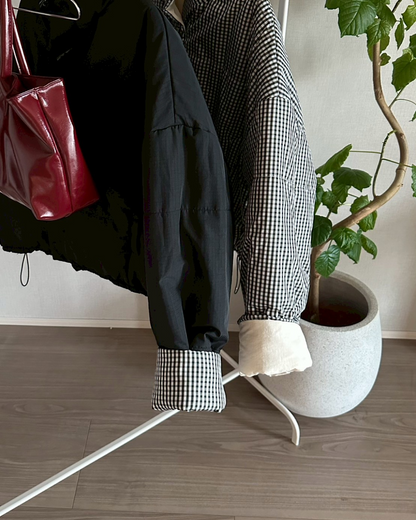 【11/25 19:00販売開始 オリジナル 即納】ギンガムチェックリバーシブルジャケット AY6000