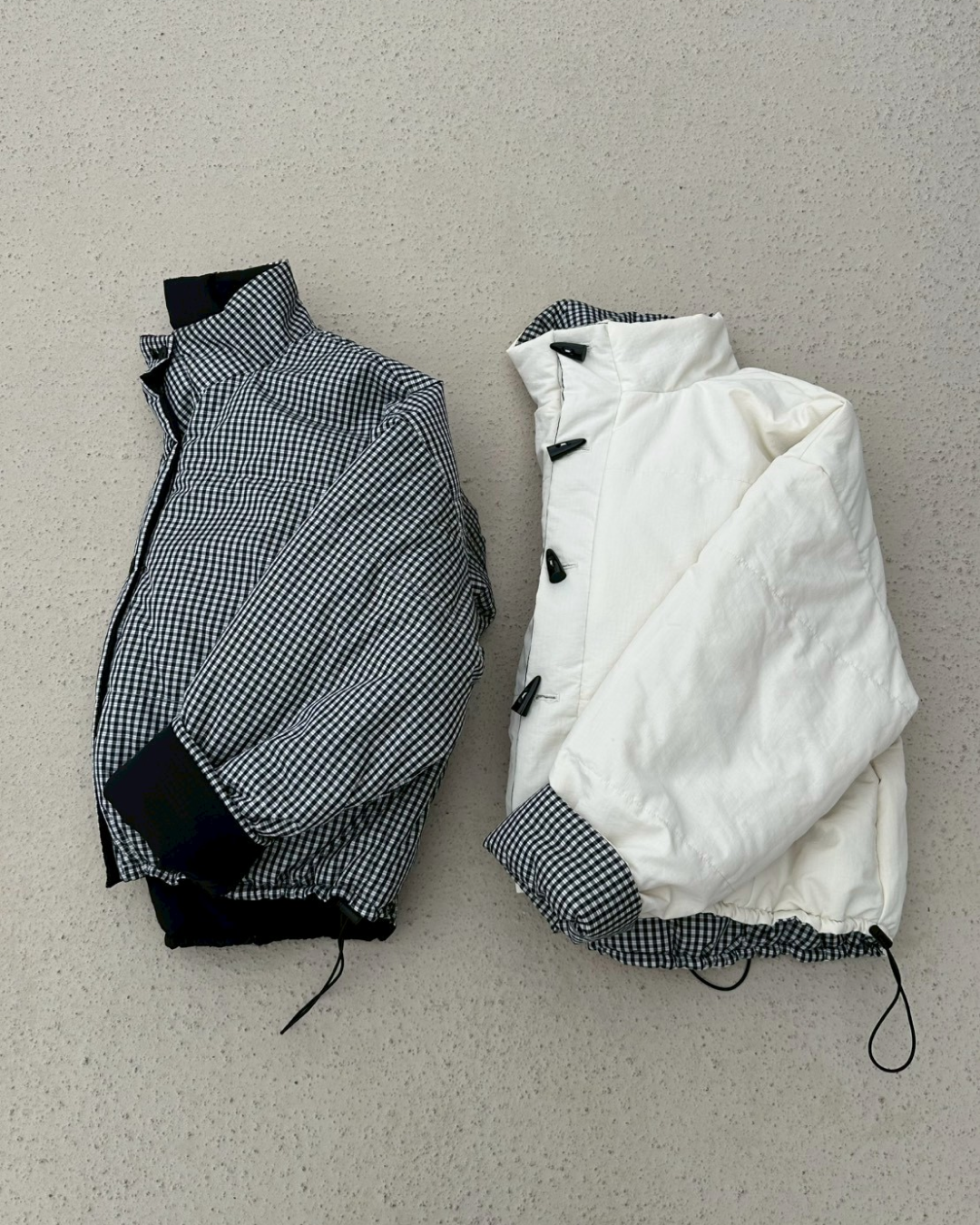 【11/25 19:00販売開始 オリジナル 即納】ギンガムチェックリバーシブルジャケット AY6000
