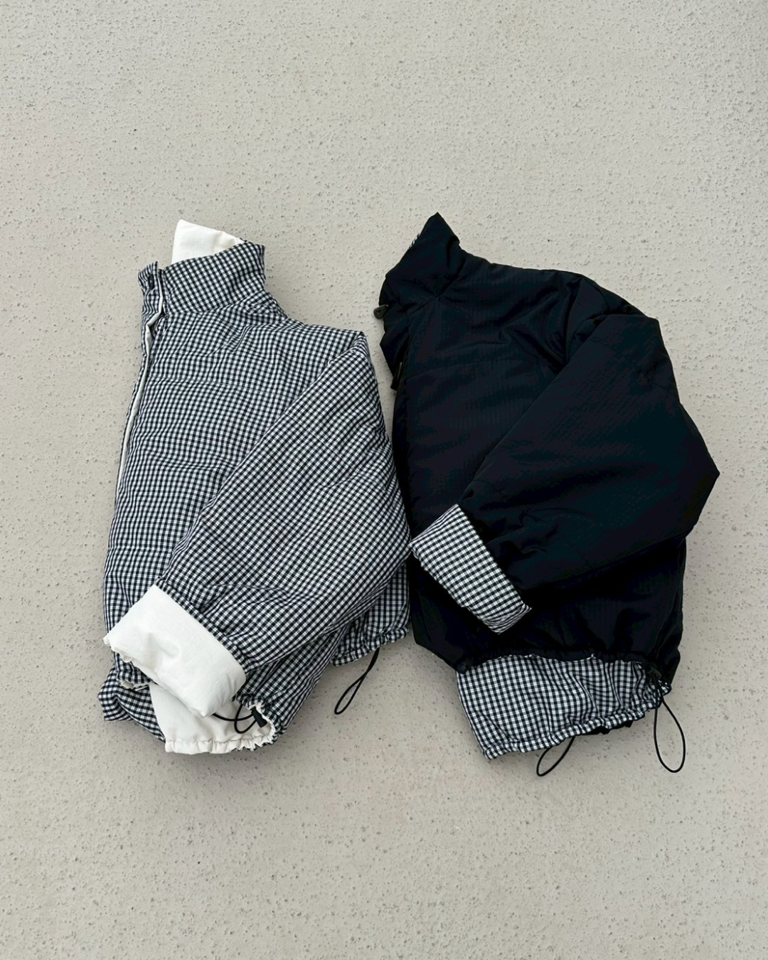【11/25 19:00販売開始 オリジナル 即納】ギンガムチェックリバーシブルジャケット AY6000