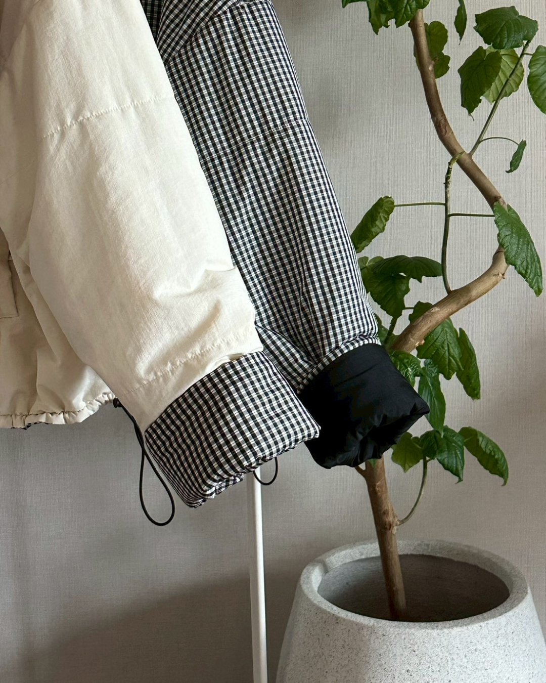 【11/25 19:00販売開始 オリジナル 即納】ギンガムチェックリバーシブルジャケット AY6000