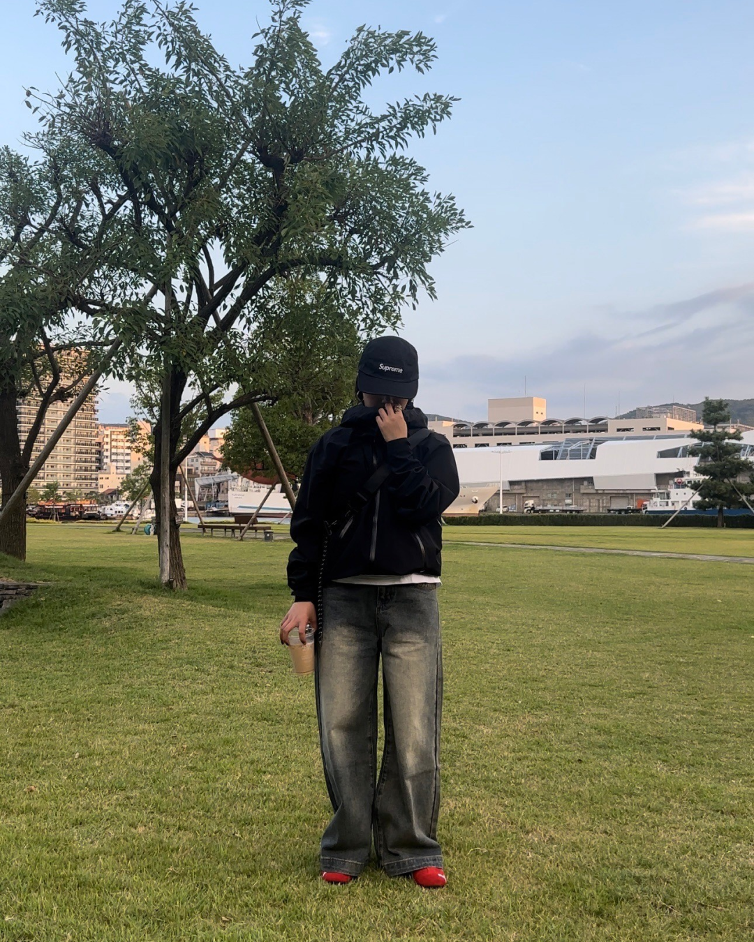 ハイウエストロングストレートパンツ　AY0031