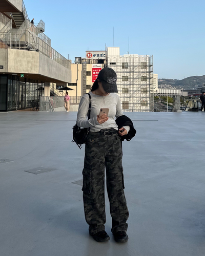 【即納】ヘンリーネックピュアデザインTシャツ AY0702