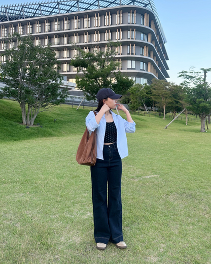 インディゴデニムパンツ（セットアップ可能）　AY0192