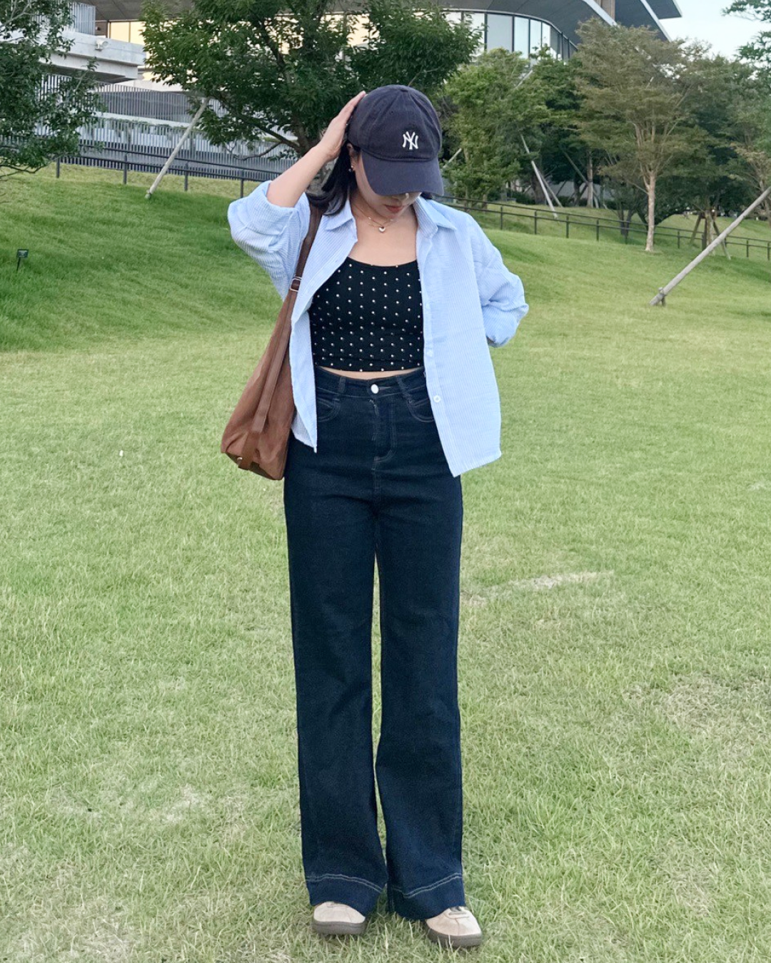 インディゴデニムパンツ（セットアップ可能）　AY0192