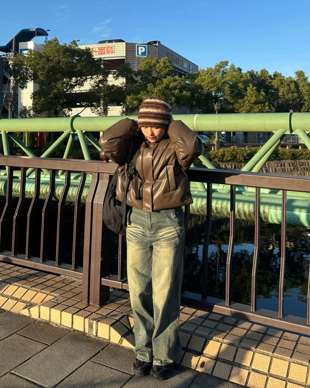 ショート丈パファージャケット AY1097