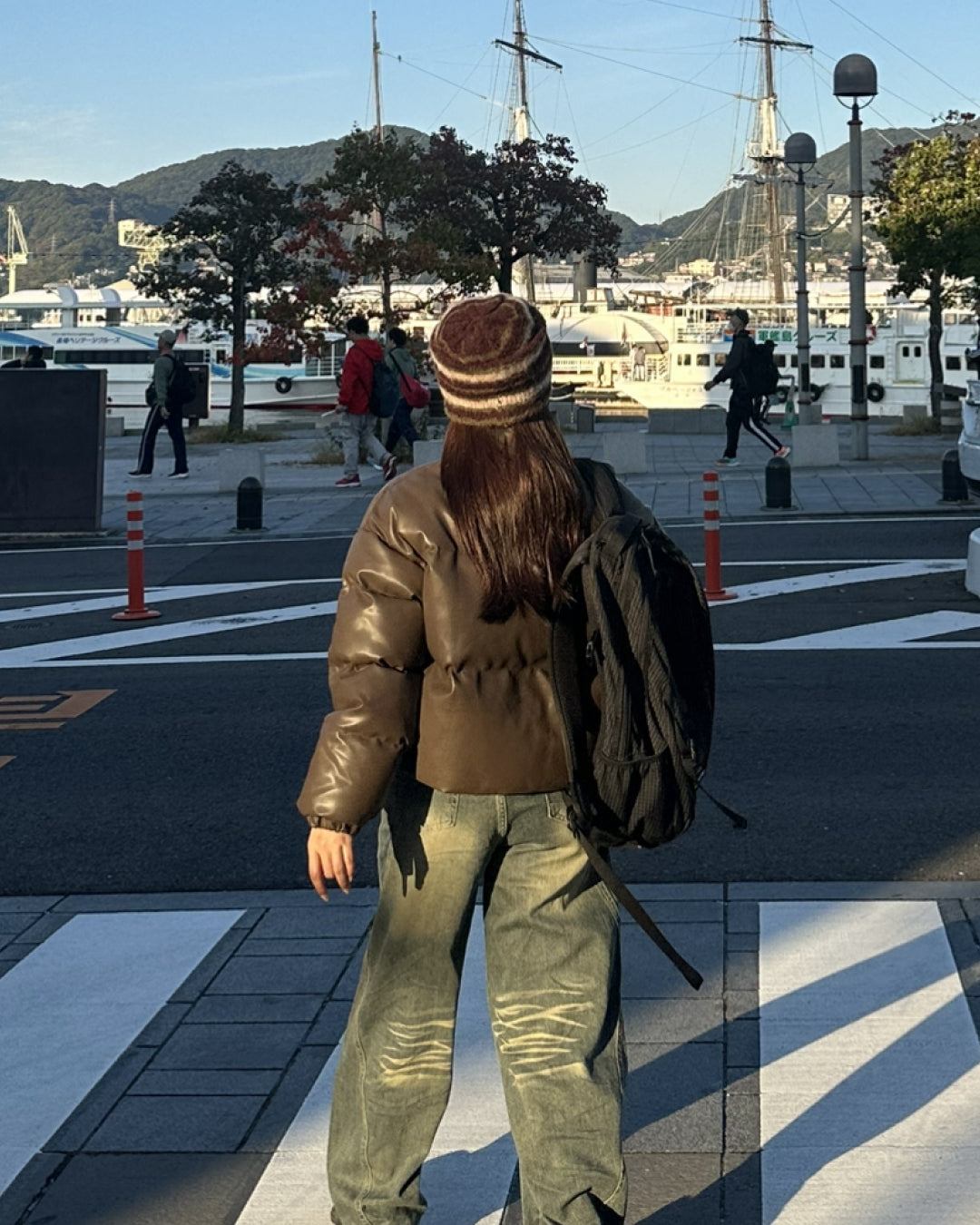 ショート丈パファージャケット AY1097