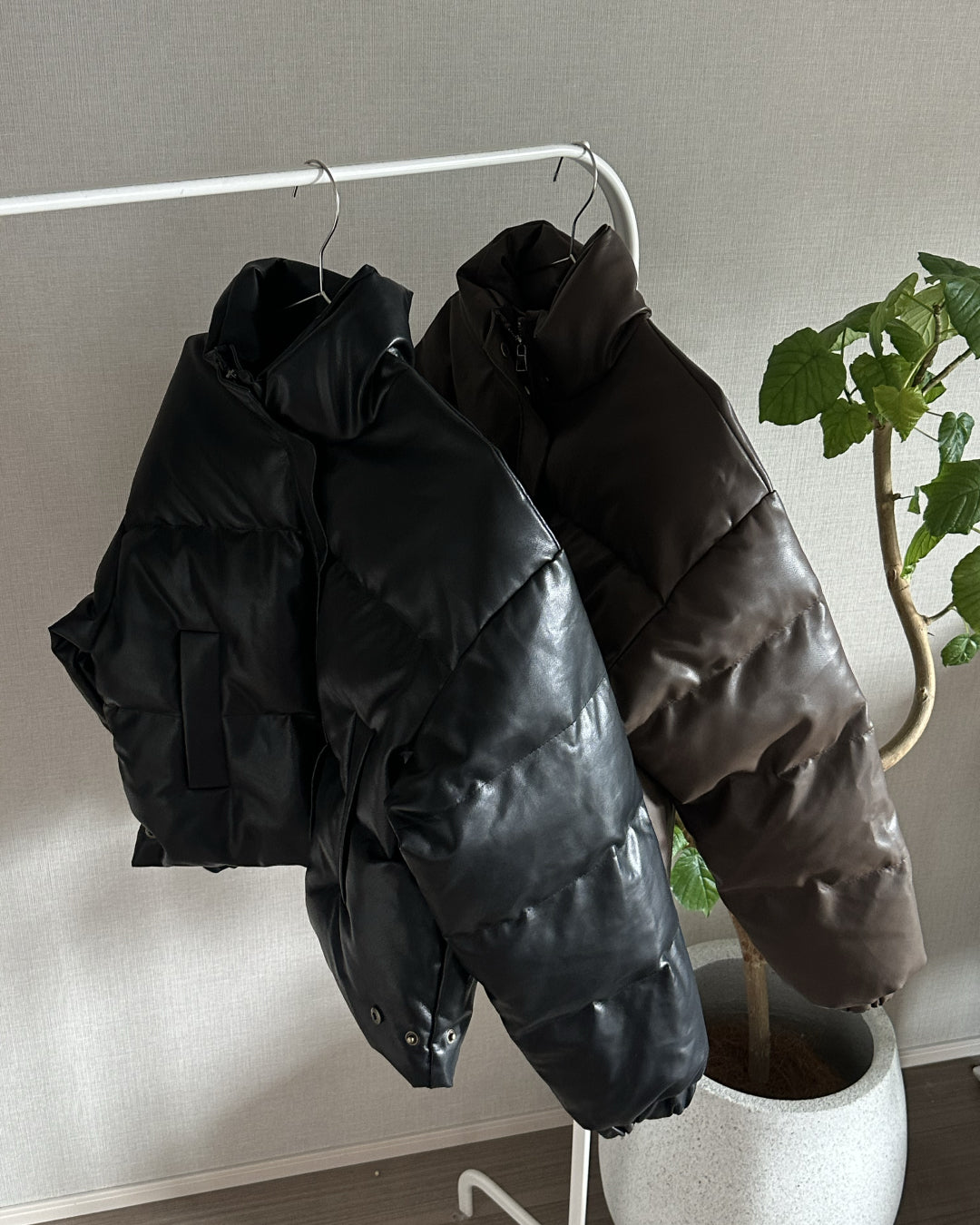 ショート丈パファージャケット AY1097