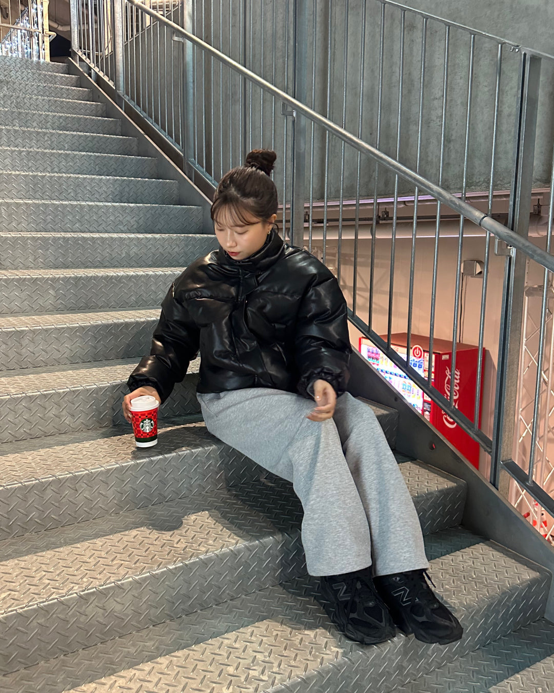 ショート丈パファージャケット AY1097