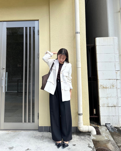 マルチポケットツイードジャケット AY1140